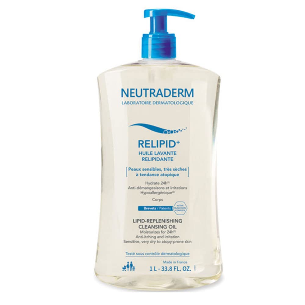 Neutraderm Relipid+ Lipid-Replenishing Cleansing Oil 1 Liter
