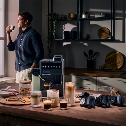 Cecotec Macchina Da Caffè A Capsule Freestyle Grind & Latte. 1400W, 20Bar, Multicapsule, Caffè In Grani 40G, Macinino Conico, Serbatoio Acqua 1.6L, 300Ml Latte, Thermoblock, Schermo Tattile - 8