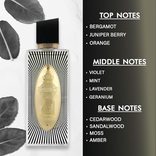 Image of Arabiyat Ash'aa Oud Noir EDP 110 ml - Unisex Fresh Woody Aromatic Fragrance with Oud & Lavender, Long‑Lasting Natural Spray Vaporisateur