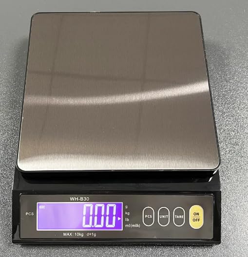 VIHELM WH-B30 Digital Kitchen Scale displaying 0.00