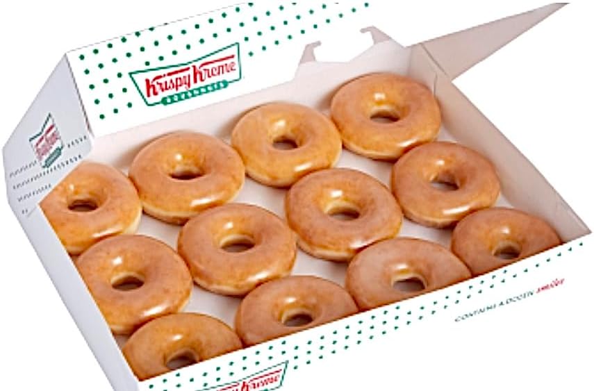 Krispy Kreme Original Glazed Doughnuts - 12 Donuts