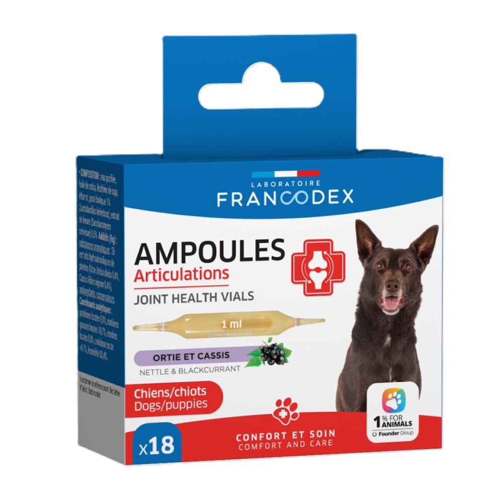 Francodex - Ampoules Articulations 18 x 1 ML pour Chiots et Chiens
