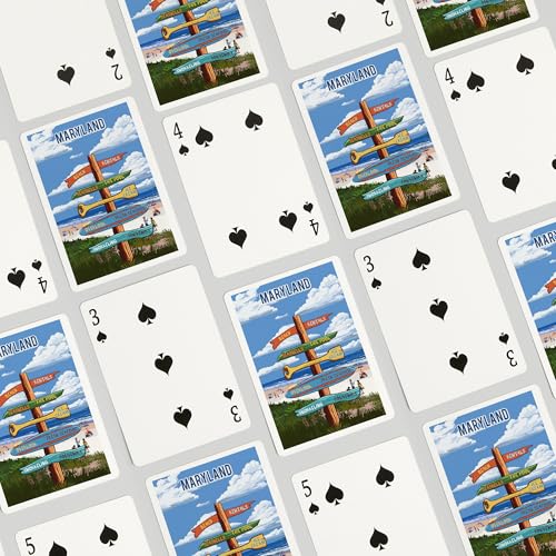 Lantern Press Baraja de Póker 52 Cartas Tamaño Poker miniatura 4