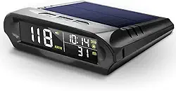 Mibee Carro sem fio HUD Headup Display Solar GPS Velocímetro Digital com Tela LCD Alarme de Excesso de Velocidade KMH/MPH Tempo/Altitude/Temperatura/Exibição de Velocidade