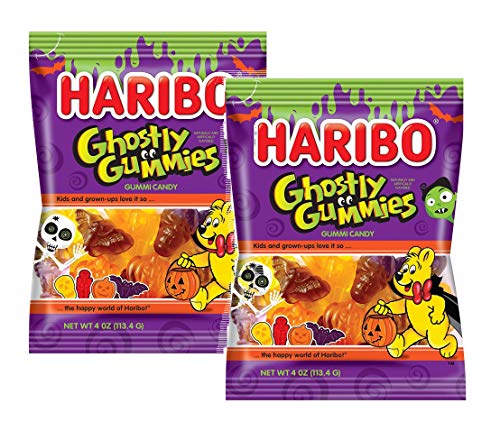Haribo Halloween Limited Gummy Candy 4oz (Ghostly Gummies)