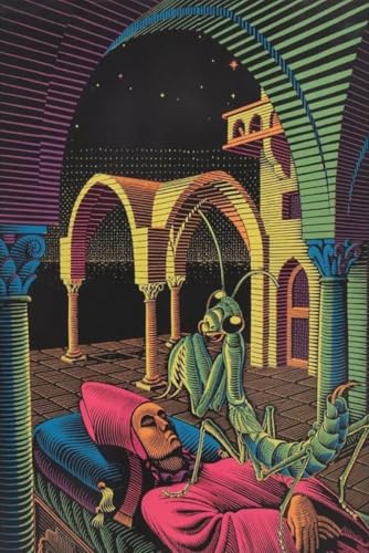 Affiche M.C Escher Rêve 60x90cm toile art abstrait