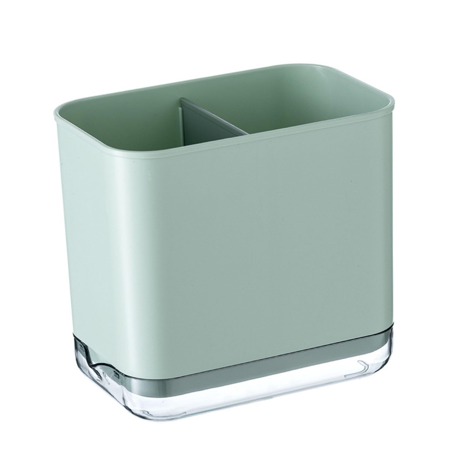 Soporte de palomado de plástico, portavasos para cubiertos de cubiertos creativos. (Verde)
