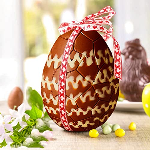 Webake Ostern Ei Silikonform Osterei Schokoladenform Silikon Dinosaurier Groß Eierform 2 Stück 3D Ostereier Backform Pralinenform mit 1 Hammer für Osterdekorationen, Süßigkeiten, Kuchen
