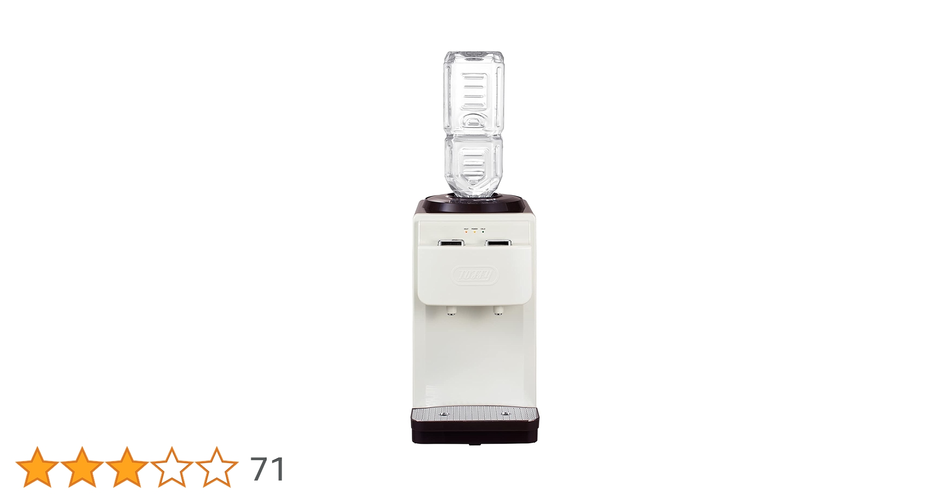 Toffy ウォーターサーバー K-WS2-AW Toffy ウォーターサーバー【卓上型温冷両用タイプ】 ｜ Toffy
