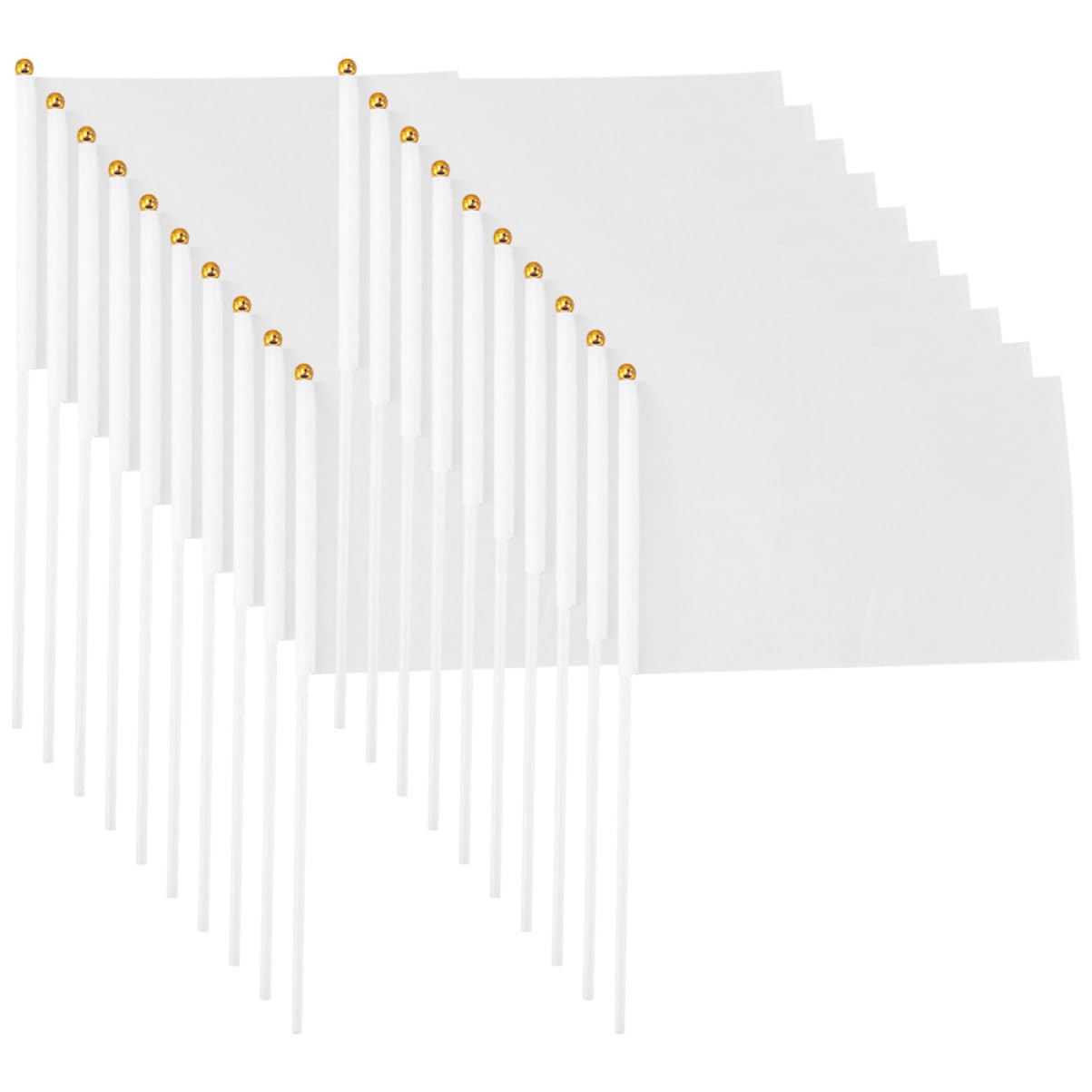 Toddmomy 25pcs Multi-function Referee Flags Handheld Signal Flags for Sports Traffic Events Material for Cheering Communication