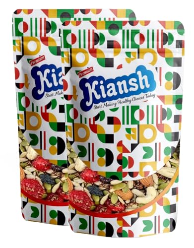 Image of Kiansh Dry fruits Nuts And Seeds (Dried Trail Mix /Breakfast Mix, 400g)