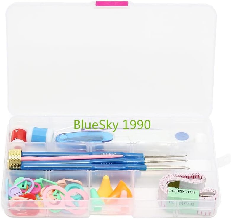 16 Sizes Crochet Hooks Needles Stitches Knitting Craft Case Crochet Set in Case Yarn Hook Stitch Weave Accessories