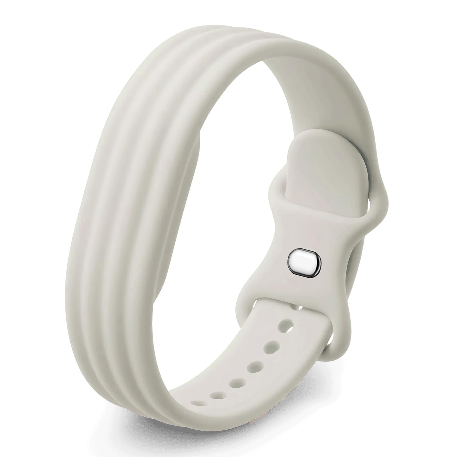 Panda Bobo Silicone Strap compatible with Fitbit Air Band, Starlight