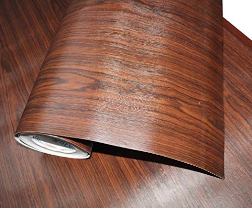 Image of SD.Enterprises Vinyl Fashion Wall Window Doors Sticker, 16 x 49 Inches, Brown