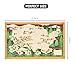 HYPERI Wooden US National Parks Map Wall Art, National Park Checklist Wall Decor, Birthday Gifts for Boys,Traveler Gifts for Dad, Men, Women, Husband, Wife, Christmas, New Year Gifts(National Park)