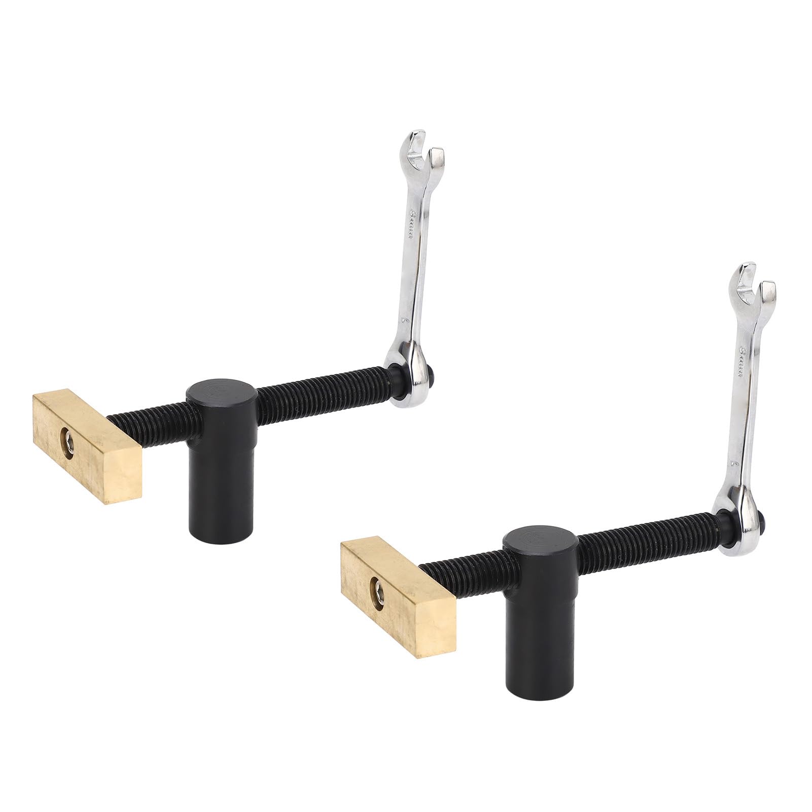 Walfront Morsa da Banco per Legno Regolabile Acciaio Inox Ottone (20MM)