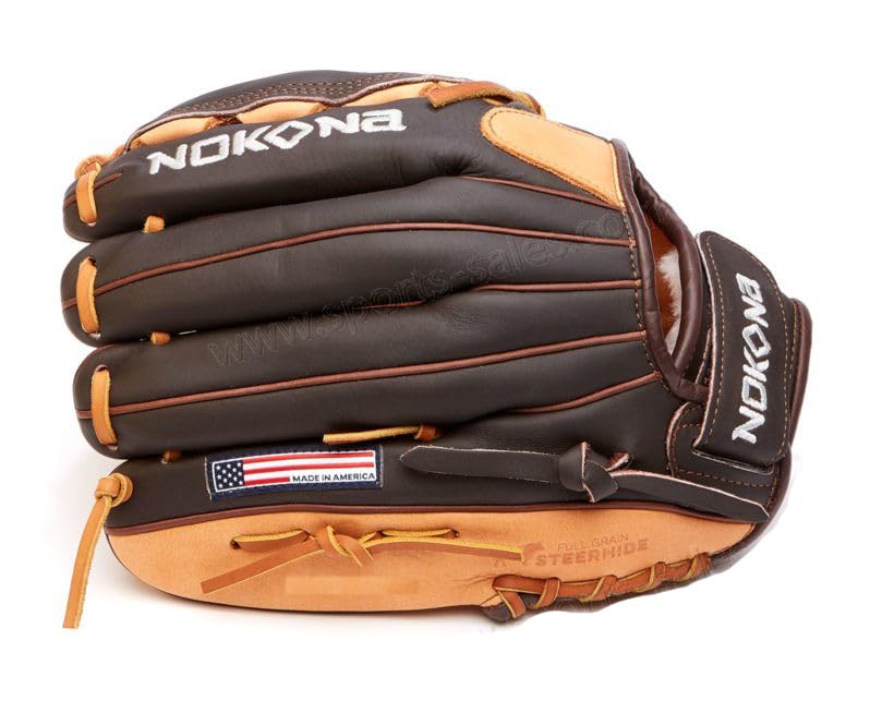 Amazon | NOKONA Alpha S-V1200 12インチ ブラウン/タン クローズド