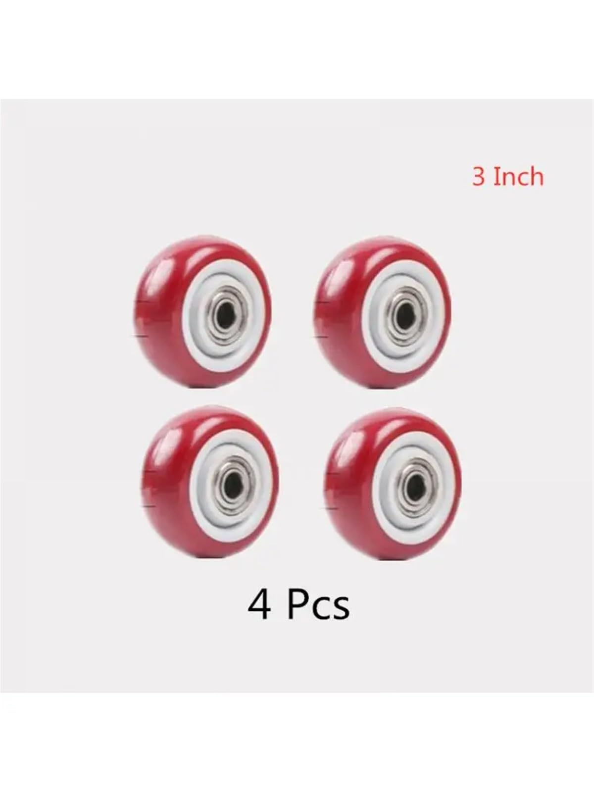 4 Pcs/Lot 3 Inch Universal Wheel Single Silent Trolley Caster Heavy Wear Directional