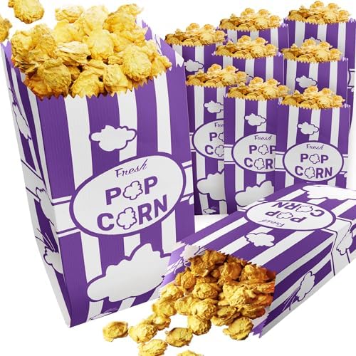 popcorn in purple bag