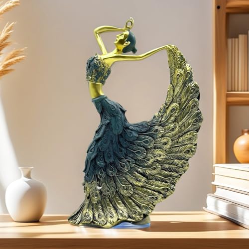 Statue décorative paon AMITD objet design pour meuble salon et bureau - 2