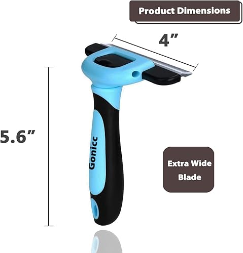 Miniatura 4 de Gonicc PDT- 1001 Professional Pet De Shedding comb Tool Blue