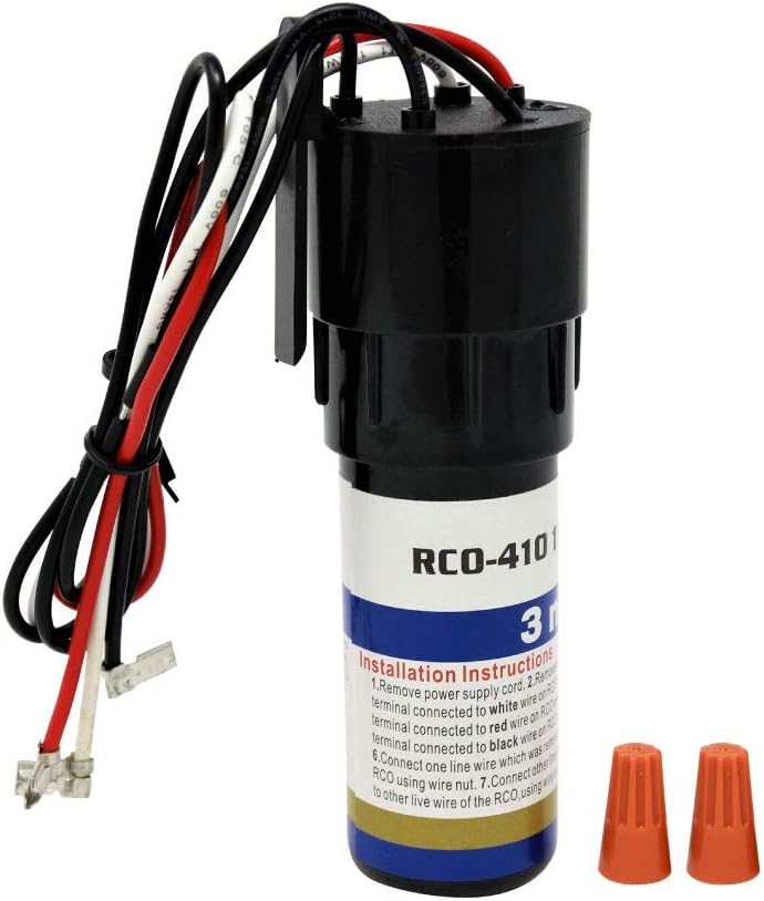 RCO410 3 in 1 Compressor Hard Start Capacitor Kit for Refrigerators & Freezers 1/4-1/3 H.P. 115VAC