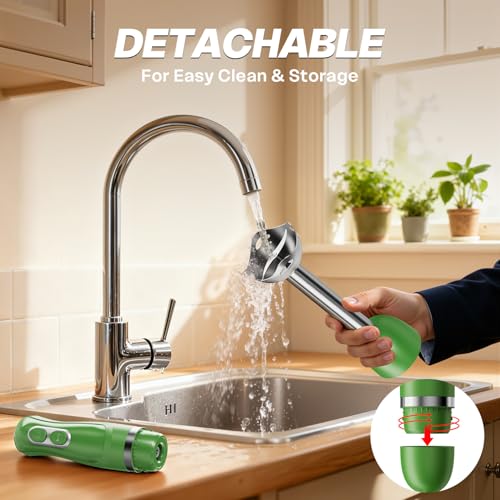 Image of Turelar Immersion Blender Handheld, Corded Electric Blenders Portable Stick Mixer with 2 Mixing Speed and Stainless Steel Blades Emulsifier for Effortless Blending Soup, Smoothies, Puree or Baby Food