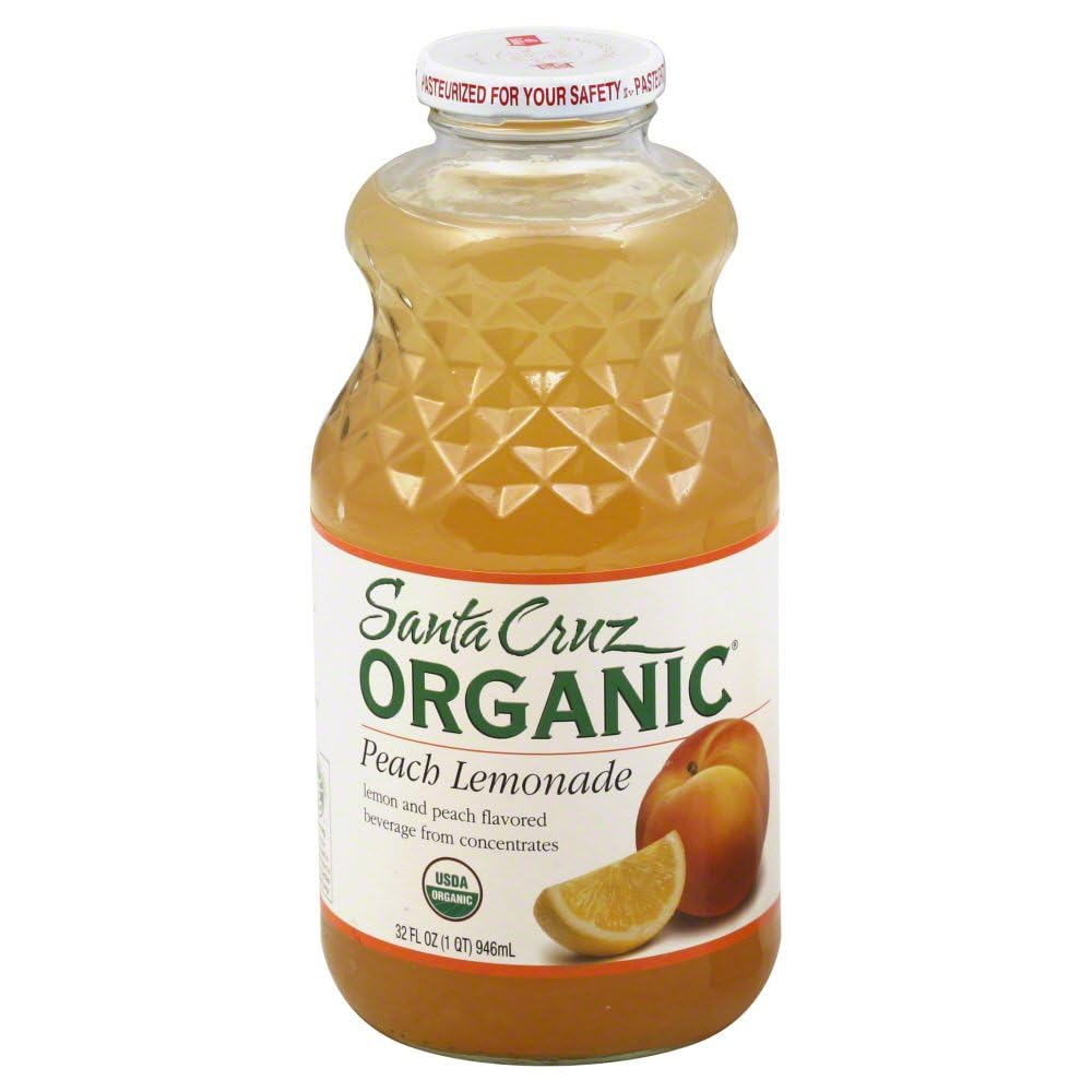 Santa Cruz: Organic Peach Lemonade ( 32 Fl Oz) (Pack of 6) - Pack Of 6