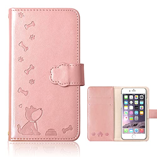 COVERARY Xperia 10 IV/SO-52C / SOG07 / XQ-CC44 SOG03 SO-51B 手帳型 スマホケース 1個入り ピンク 全機種対応 犬 いぬ ワンちゃん 可愛い 100061183