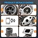 T04e T3/T4 57 A/R 57 Turbo Turbocharger Kit Fits for 1.5L-2.5L Engines for 3.0L-5.0L Engines In Twin Turbo Application Capable To 800hp Oil Cooled Precision