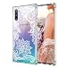 Cutebe Case for Galaxy Note 10, Shockproof Series Hard PC+ TPU Bumper Protective Case for Samsung Galaxy Note 10 2019 Release Crystal Lace Design