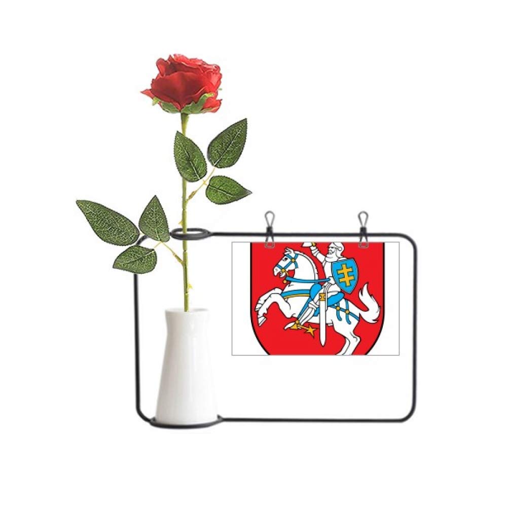 Rose artificielle suspendue pour vase de decoration bouteille interieur moderne