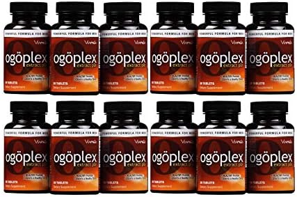 ogoplex® | Male Prostate Health and Urinary Support Supplement with Graminex® Swedish Flower Pollen, Saw Palmetto, Phytosterols & Lycopene - 1 Month Supply (12 Pack)