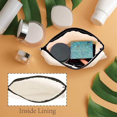 CREATCABIN Krankenschwester-Schminktasche-Überlebenskit-Tasche-Geschenk Für Frauen,Canvas-Kosmetiktasche,Mehrzweck-Stifteetui,Reißverschlusstaschen,Kulturbeutel,Reisetasche,Geldbörse Studentin,25x18cm
