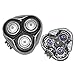 Jerilla Rasoio Elettrico Testina di Ricambio Testine di Rasatura Lame per Philips Rasoi HQ8 PT870 PT877 PT920 PT927 AT830 AT880 AT920 AT928 4600