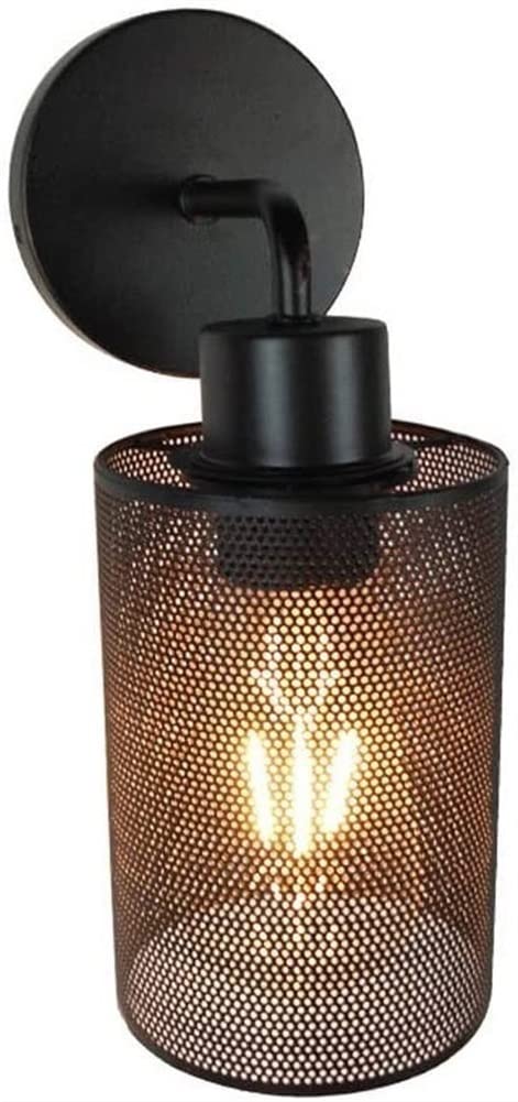 Applique murale cage métal pour moderniser un éclairage intérieur sombre ou vieillot