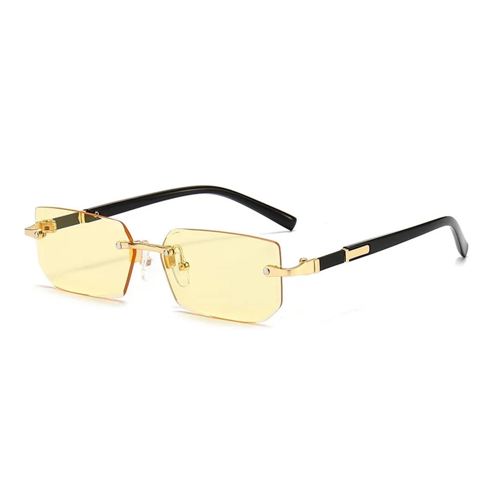 Gafas de sol rectangulares sin montura for hombres y mujeres