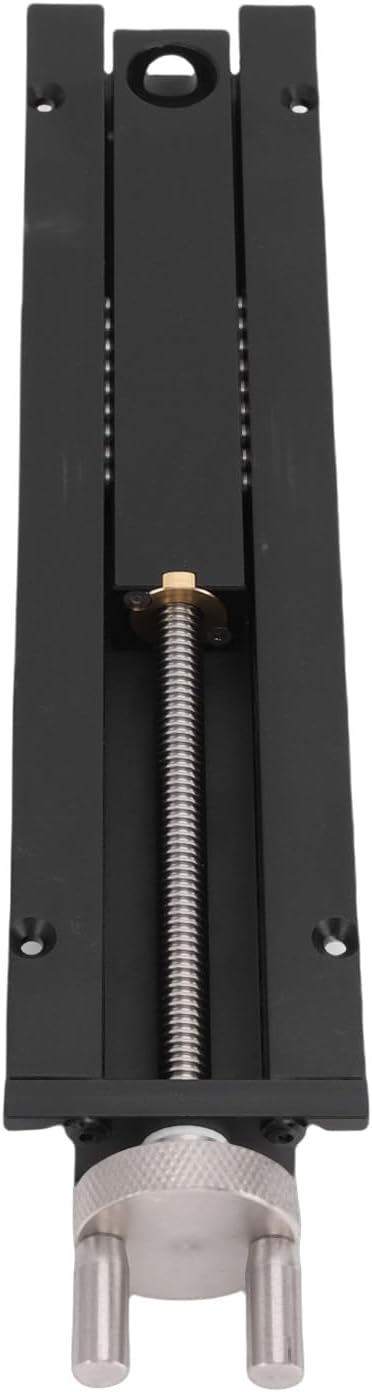 Woodworking Bench Clamp Table Tail Vice Clamp 0-110mm Stroke, Workbench Tail Vise, Sturdy Aluminum Alloy with Stainless Steel Rod, Quick Installation, for Various Work