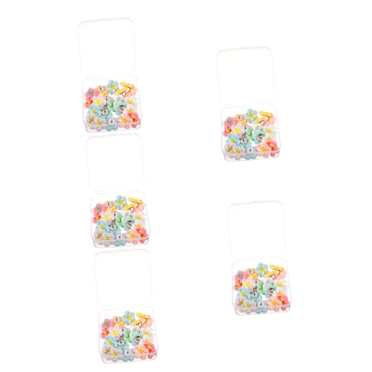 HOMSFOU 5 Sätze Foto Wanddekoration Blumen Pressnagel Korktafel Pinnwand Süße Pinnnadeln Für Korktafel Korktafel Süße Korktafel Reißzwecken Für Korktafel Reißnägel 21 Stücke * 5