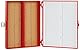 Heathrow Scientific HD15994C Präparatakasten mit Korkeinlage für 100 Objektträger, ABS, 208 mm Länge x 175 mm Breite x 34 mm Höhe, Rot