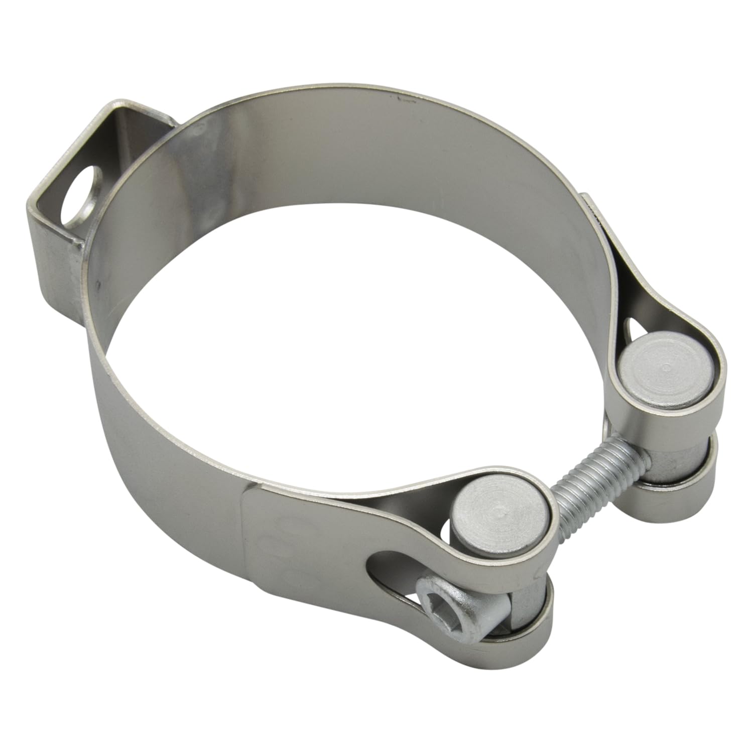 Collier de rechange pour pot d'échappement LeoVince inox 57 mm