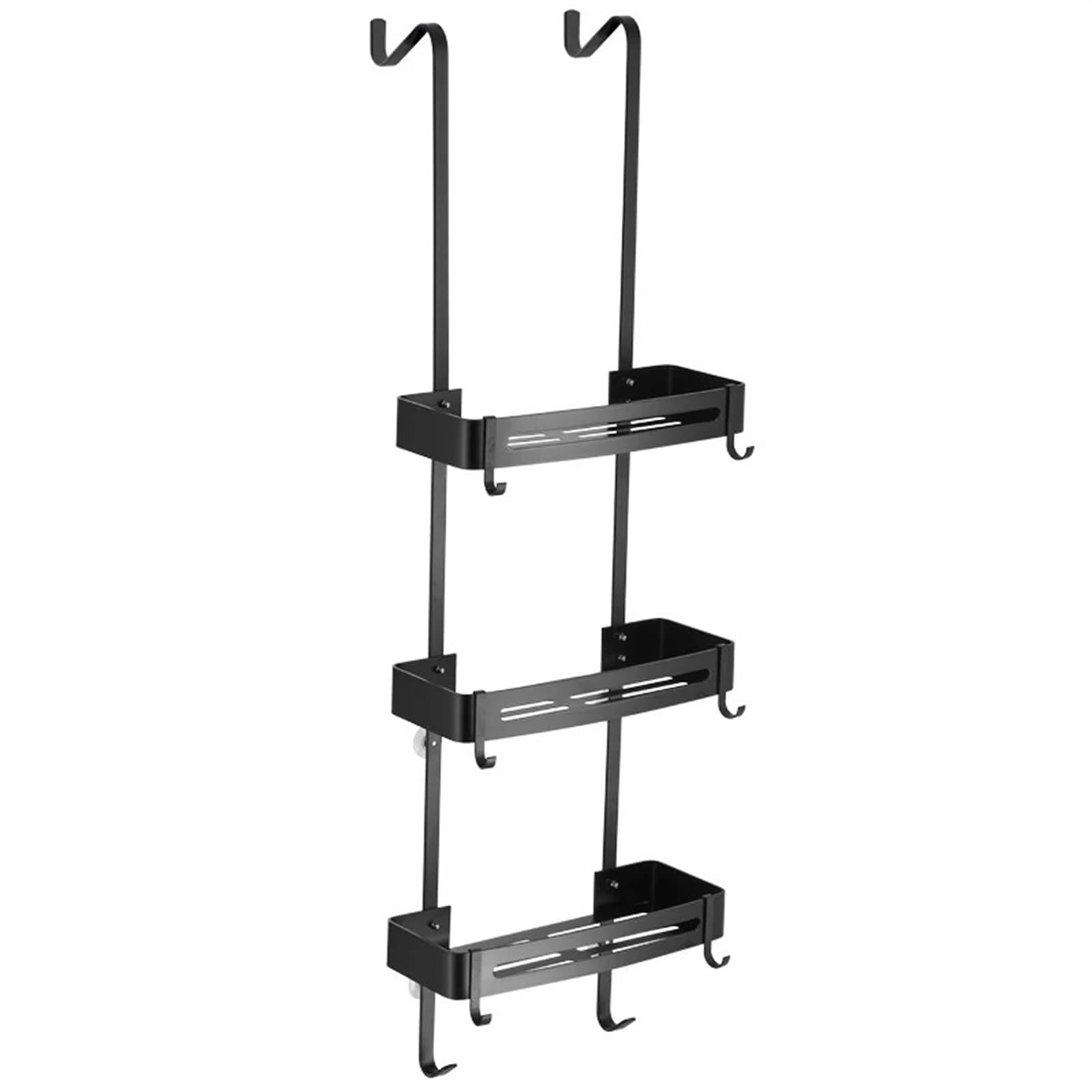 LuoAXINN Bathroom Shelf Hanging Bath Shelves Bathroom Shelf Organizer Nail-free Shampoo Holder Storage Rack Basket