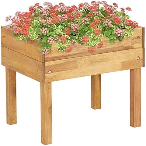 Chenshu Jardinera elevada de Madera Maciza de Acacia Cover