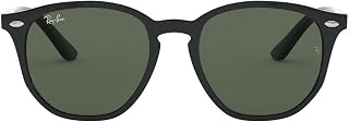 Junior RJ9070S Round Sunglasses, Black/Dark Green, 46 mm