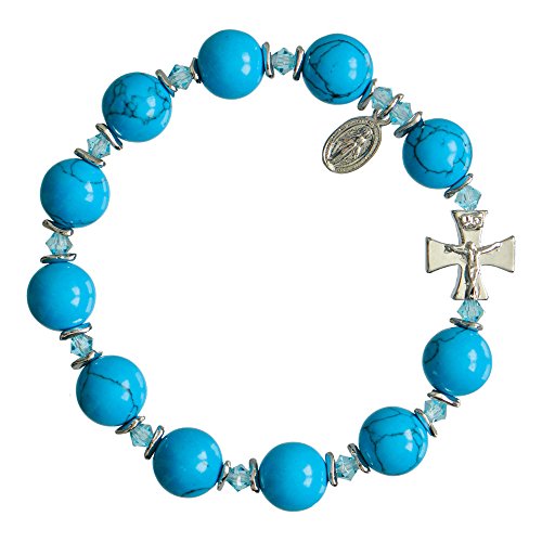 Turquoise Rosary Bracelet (10mm)