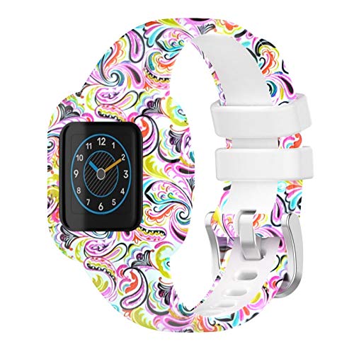 MRSTORY Mira la Correa de Reemplazo de Silicona de la Banda para Garminfit JR3 Vivofit JR 3 Smartwatch (#4)