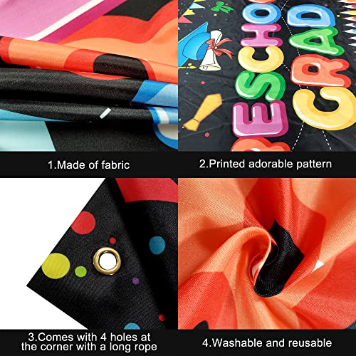 Image of KatchOn, Large Preschool Graduation Backdrop - 72x44 Inch | Preschool Graduation Banner for Preschool Graduation Decorations Class of 2026 Graduation Backdrop for Prek Graduation Decorations 2026