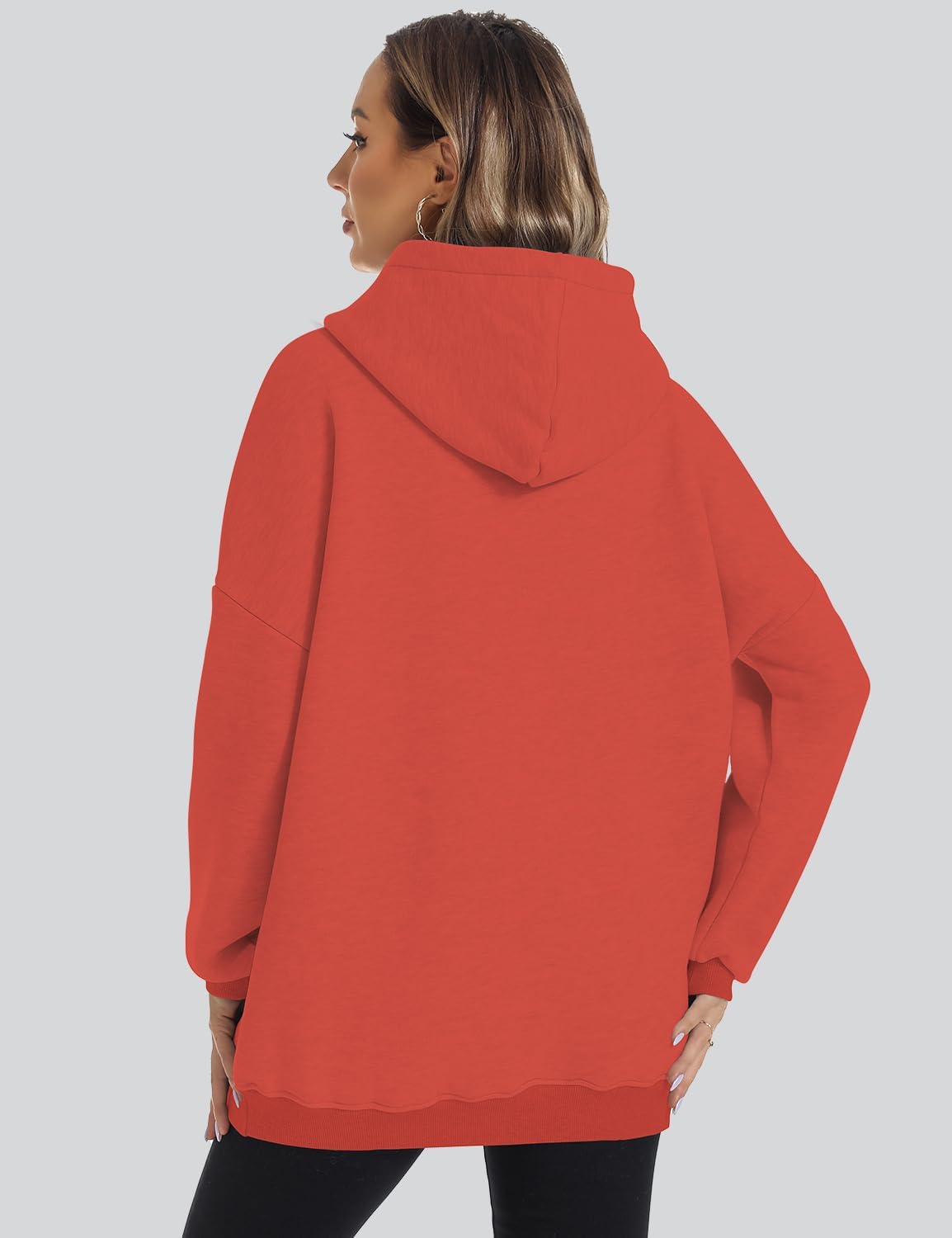 ROYLAMP Women Tops Oversized Fleece Hoodie Long Sleeve Loose Fit Pullover Sweatshirt Casual Y2K Outfits - Image 5