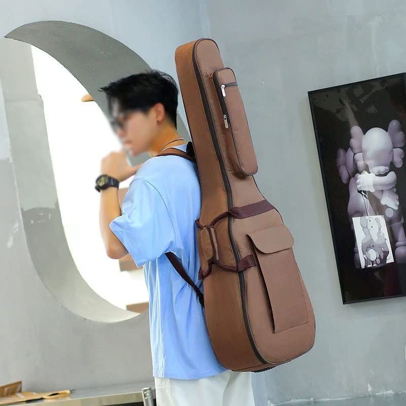 DFGHJK Housse de guitare rembourrée Oxford Universal Instrument Shoulder Guitar Bag Sac de sangle acoustique en coton… - Les Beatles, Paul McCartney, John Lennon, RIngo Starr, George Harrison DFGHJK Housse de guitare rembourrée Oxford Universal Instrument Shoulder Guitar Bag Sac de sangle acoustique en coton… – Image 4