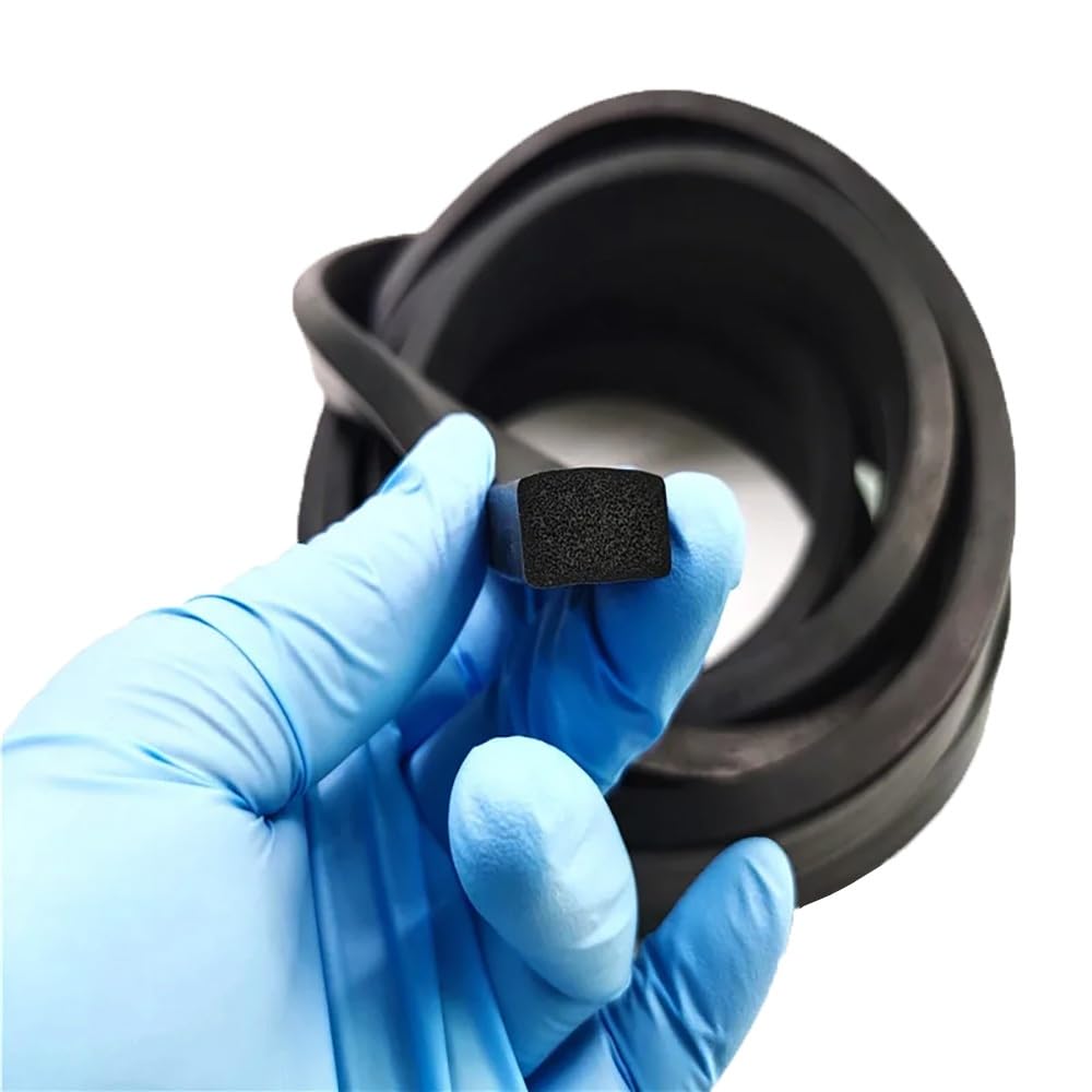 EPDM Rubber Foam Strip 5M Square Gasket Sealing Strip Black